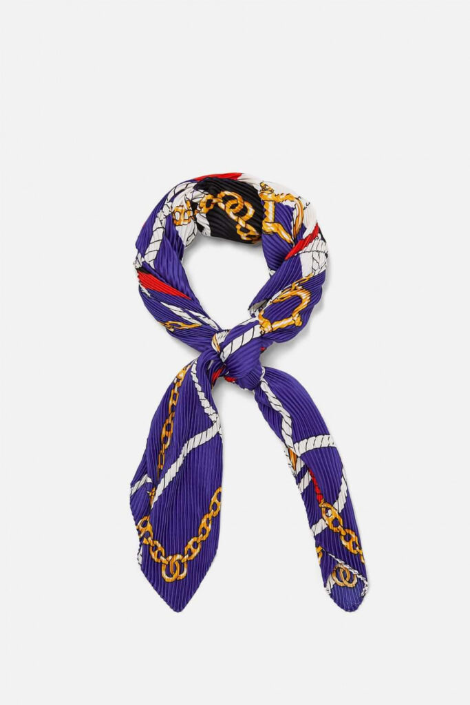 Printed pattern scarf